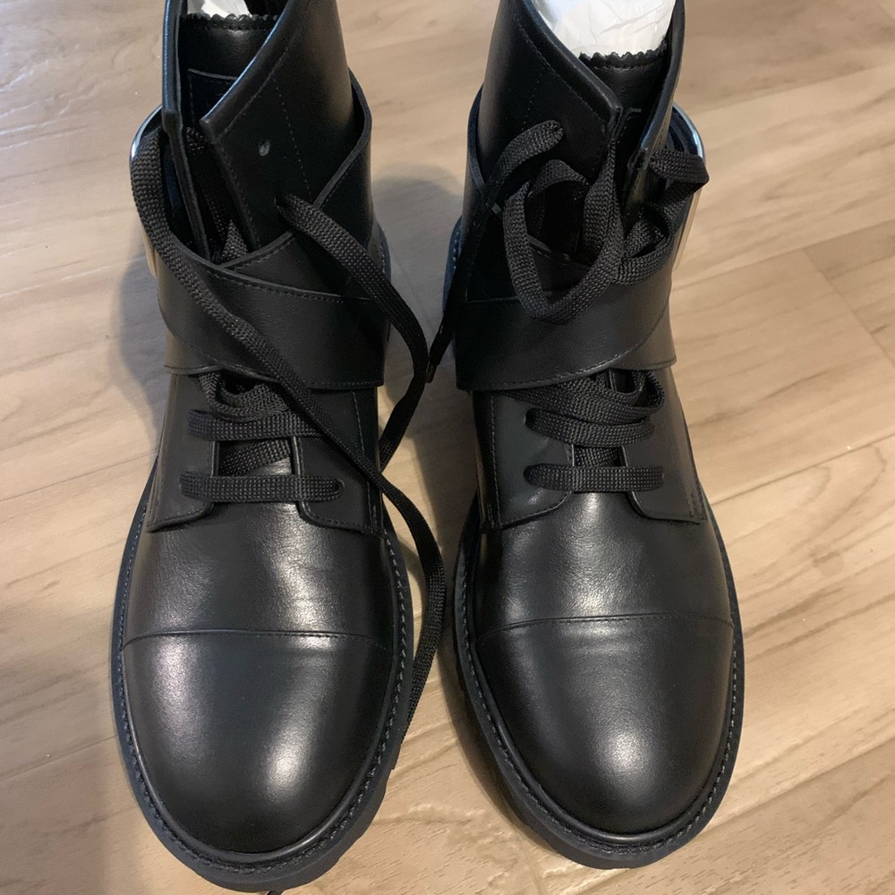 Bally buckle booties size 37